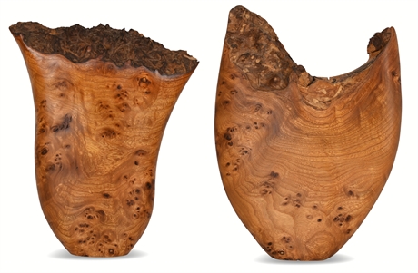 Pair of Handcrafted Bud Vases