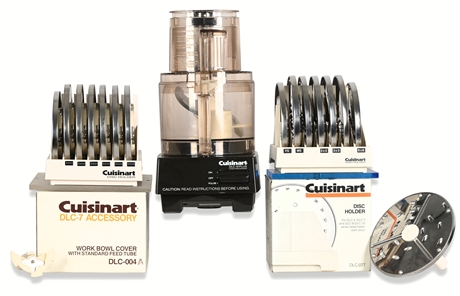 Cuisinart DLC-10 Plus Food Processor with 14-Blade Set and Extra Accessories