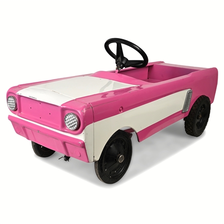 Vintage Mustang Steel Pedal Car – 38.5" – Restoration Candidate