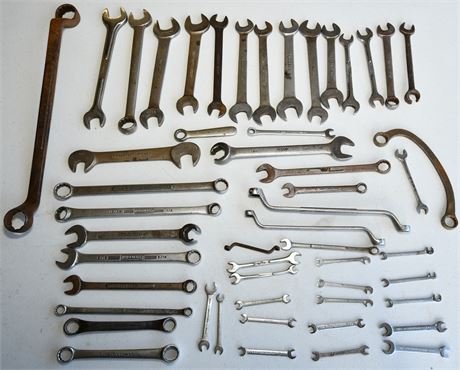 52 Piece Vintage Williams Wrenches
