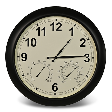 24" Wall Clock