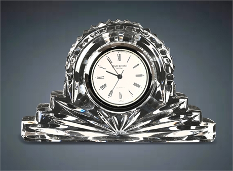 Waterford "Lismore" Desk Clock