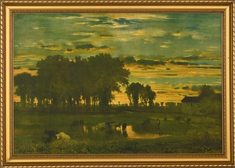Antique George Inness Lithograph