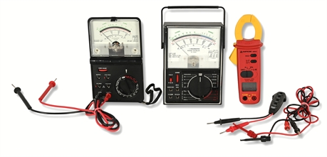 Lot of Three Multimeters