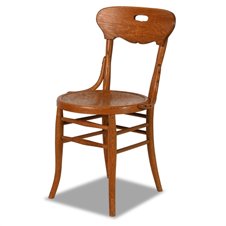 Antique Oak Bentwood Chair