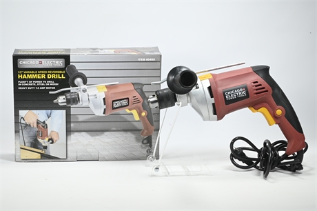 Chicago Electric 1/2" Hammer Drill
