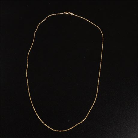 14k Italy Gold Necklace