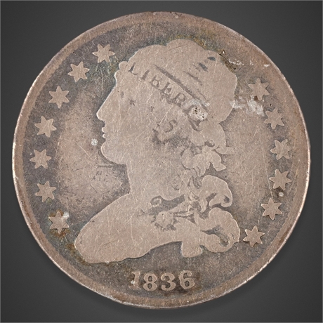1836 United States Quarter Dollar – Silver, Capped Bust Type