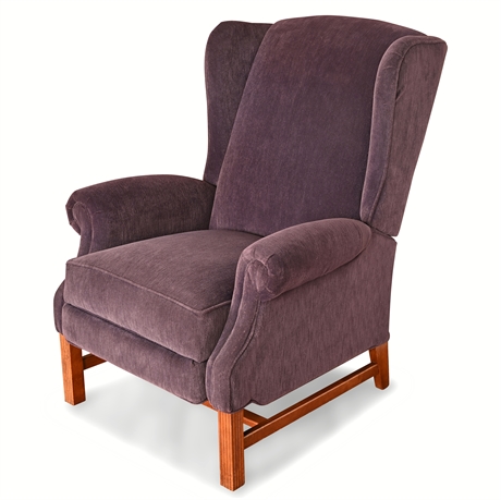 La-Z-Boy Classics Push-Back Wing Recliner, Mahogany Base