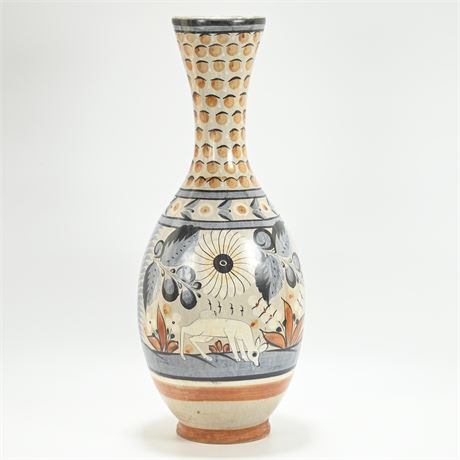 Vintage Large Tonala Pottery Vase