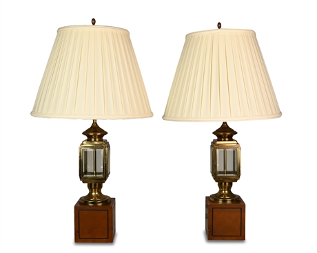 Pair Frederick Cooper Carriage Lamps