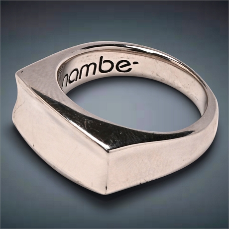 Nambe Contemporary Sterling Silver Ring