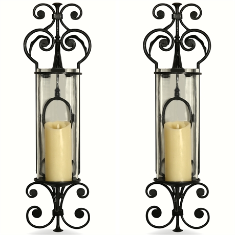 34.5" Iron Wall Sconces