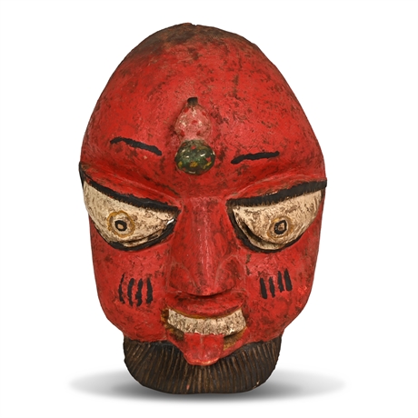 Mexican Folk Art 'Diablo' Mask