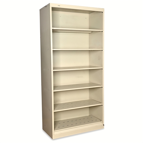 HON Steel Bookcase – 5 Fixed Shelves, 76" Storage Unit