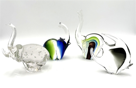Bubble Glass Figurines