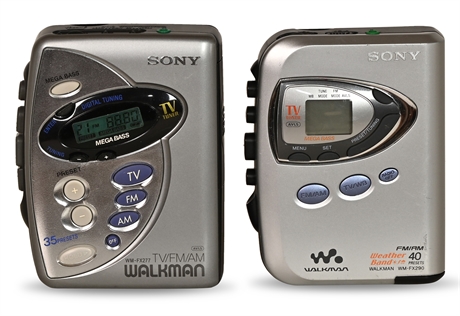 Pair Vintage Sony Walkman