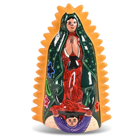 Virgen De Guadalupe Sculpture / Votive