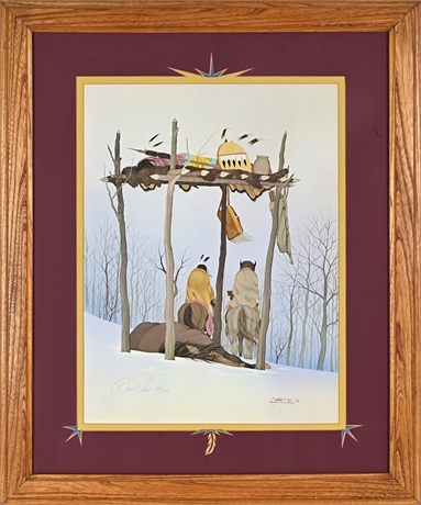 Donald Vann “Into Another Life” Signed Ltd Ed Print 380/1500 – Oak Frame