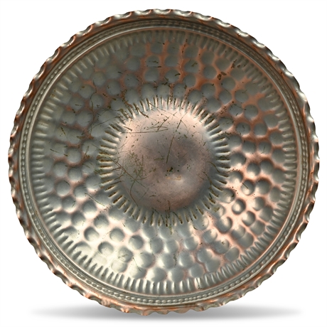 Gregorian Copper Hammered Dish