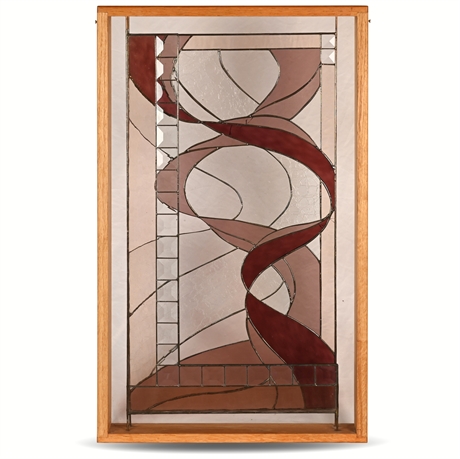 30" Artist Stained Glass Panel