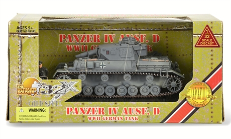 Panzer IV Ausf D WWII German Tank Diecast