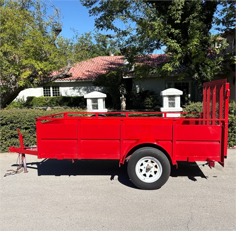 2006 Big Tex 5x10 Utility Trailer — Ramp Gate, Diamond Plate, 2023 Tires
