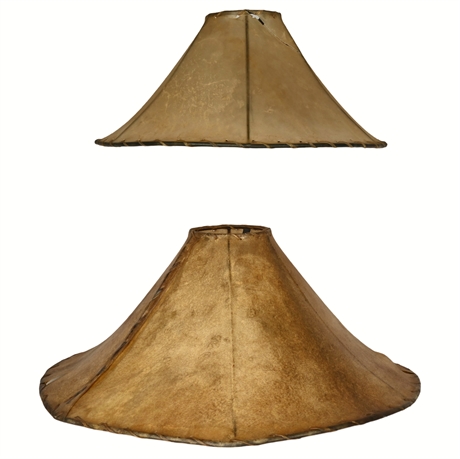 Pair of Iron & Hyde Lamp Shades