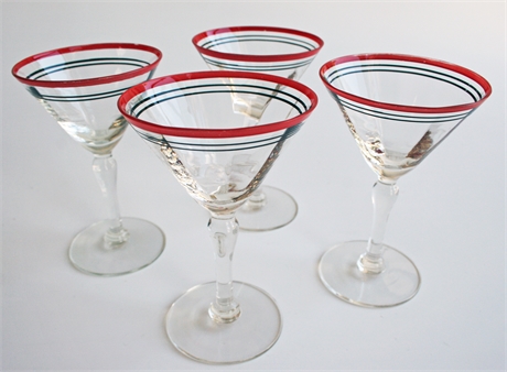 Fine Crystal Martini Glasses