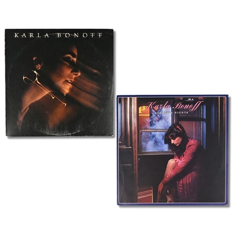 Karla Bonoff Vinyl Lot – Restless Nights (Promo) & Karla Bonoff (Debut)