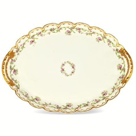 Théodore Haviland Limoges France Porcelain Platter for Burley & Company, Chicago