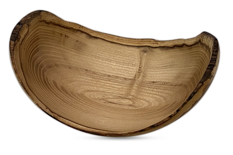 Black Locust Wood-Turned Bowl by Alan Smith
