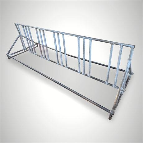 Heavy Steel 11-Bike Rack — Galvanized A-Frame, Commercial Grade​​​​​​​