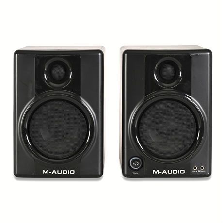 M-Audio Studiophile AV 40 Powered Desktop Studio Monitor Speakers, Pair