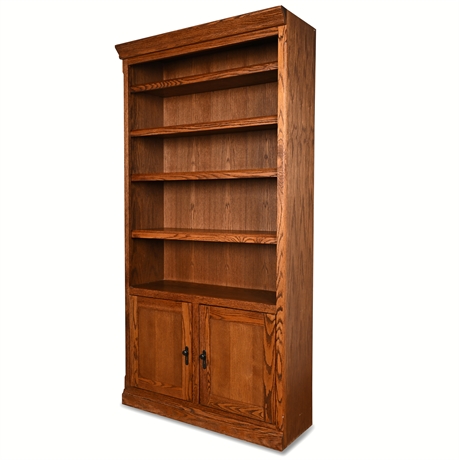 Mission Solid Oak Bookcase — by Forest Designs
