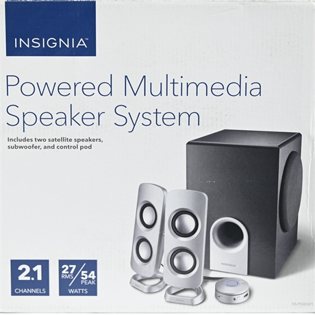 Insignia Powered Multimedia Speaker System