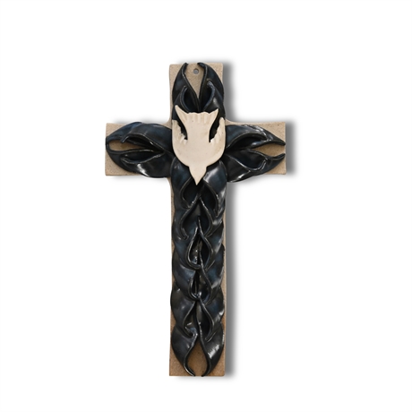 Artist Crafted Ceramic Cross