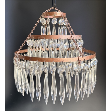 3-Tier Crystal Chandelier