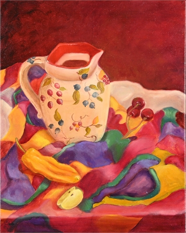 Festival of Colors: A Vivid Still Life by Holly Goettelmann