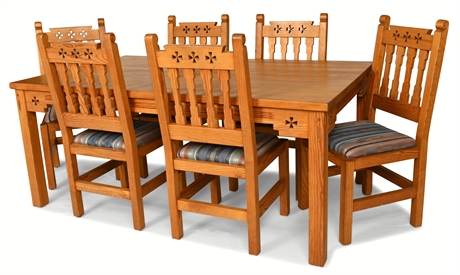 Rustic Dining Set by Morewood & Yager