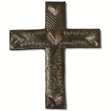 18" Pressed Tin Cross