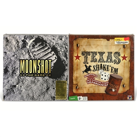 Texas Shake'Em and Moonshot Game
