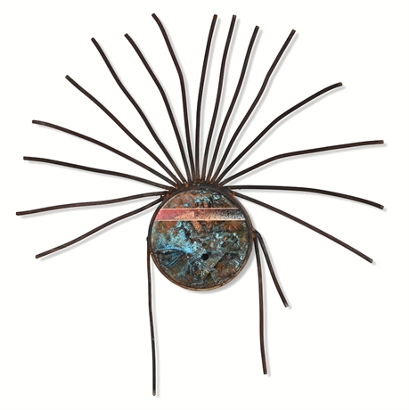 Chris Turri Signed Spirit Mask Wall Sculpture #1734, 2011
