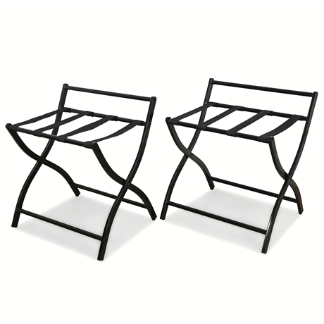 Pair Luggage Stands