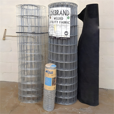 Utility Fencing & Landscaping Set