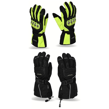 Pair Winter Motorcycle Gloves