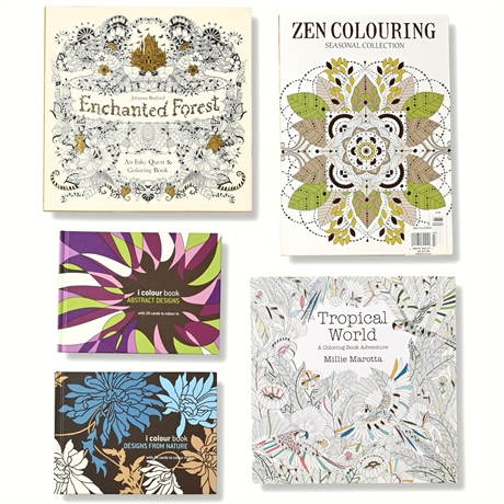 Color Your Imagination: A Collection of Adult Coloring BooksBooks