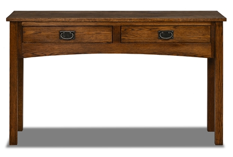 Oxford Mission Sofa Table by Y & T Woodcraft
