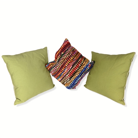 (3) Down Filled Accent Pillows