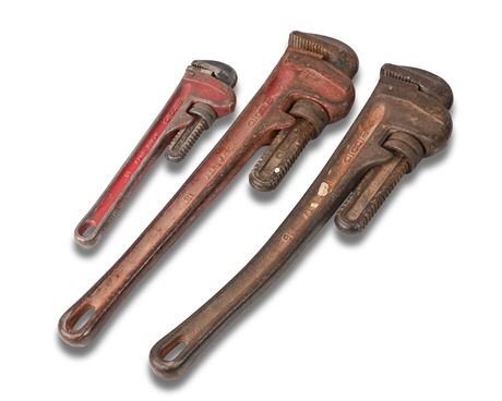 Vintage Ridgid Pipe Wrenches